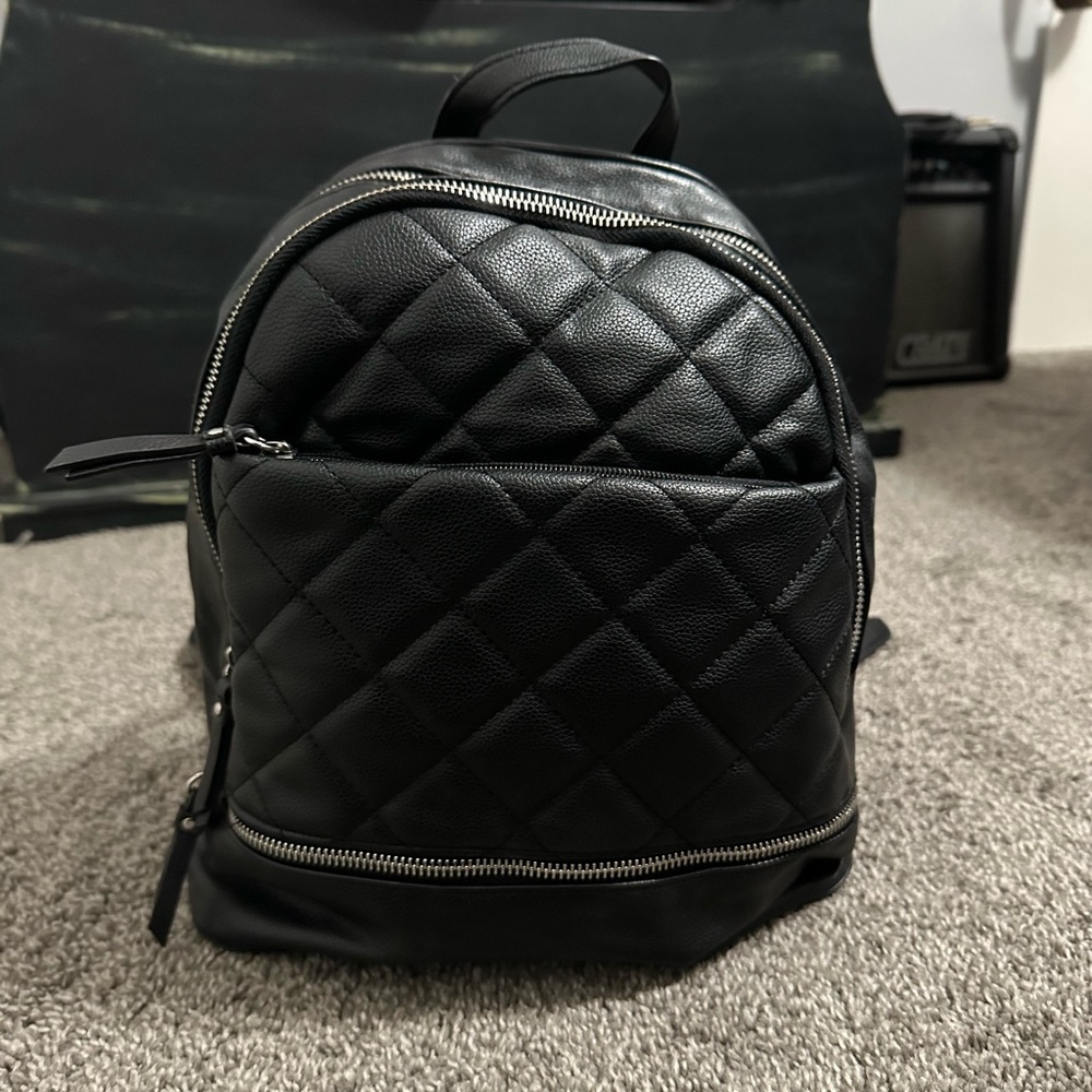 Black mini book bag